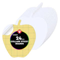 Hygloss Sticky Apple Craft Boards - 24 Pack 5-Inch Self Stick Collage Boards for Kids - Peel & Stick Mounting Boards for Art Projects, School Crafts, Classrooms, and DIY Displays - size: 24-Pcs, style: Apple 5"