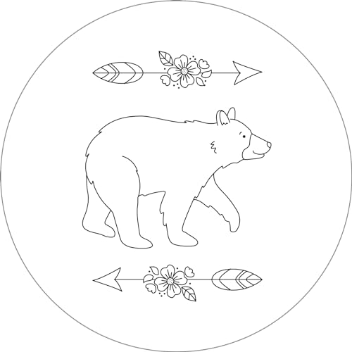 Woodland Embroidery Pattern Transfers (set of 10 hoop designs!)