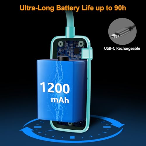 Gritin 19 LED Rechargeable Book Light for Reading in Bed - color: Blue