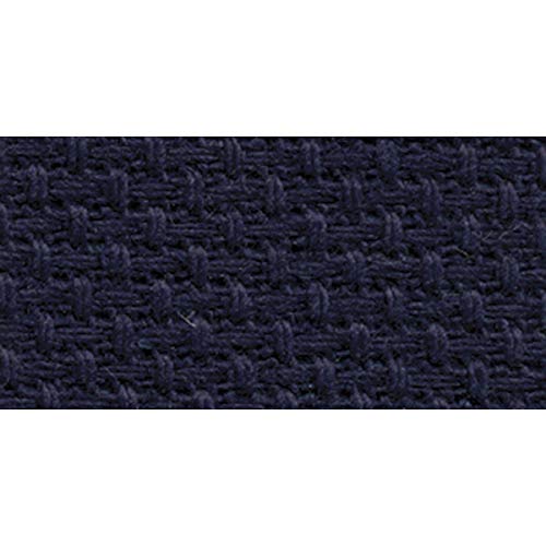 DMC Classic Reserve Gold Label Aida Fabric Box - 14 Count - 15"X18" (Navy)