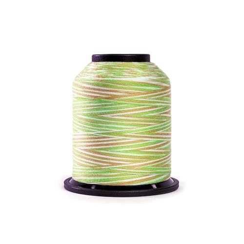 Finesse Variegated Thread | 100% Polyester, 3ply, 50wt | 1100yds Stackable Thread Cones for Quilting and Sewing… (Safari) - color: Safari