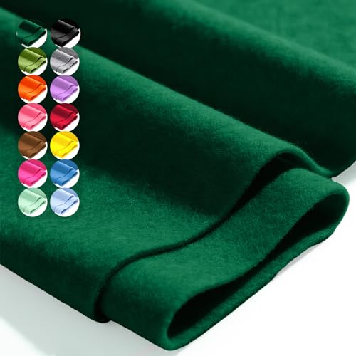 Emerald Green 36" X 36" Felt Fabric Sheet - 1.6mm Thickness - color: Emerald Green, size: 36" x 36"