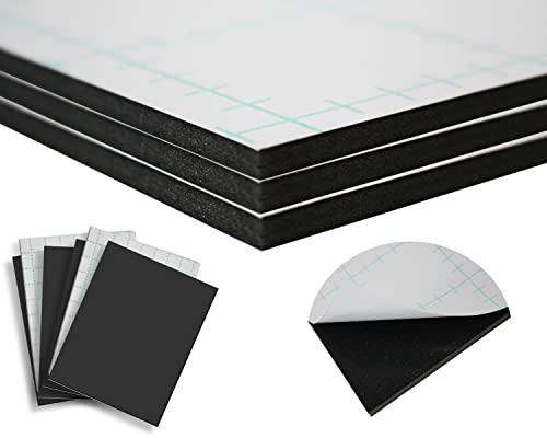 Self Adhesive Foam Board 5x7 5PK Black Self Stick Mounting Board. Foam Core with Adhesive 5x7 Foamboard. Poster Board with Sticky Side, Self Adhesive Foamcore 5X 7.Acid Free, 3/16 Thick - size: 5x7 5 Pack, style: Adhesive Black 3/16"
