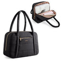 Teamoy Puffer Sewing Machine Carrying Case, Black - color: Black