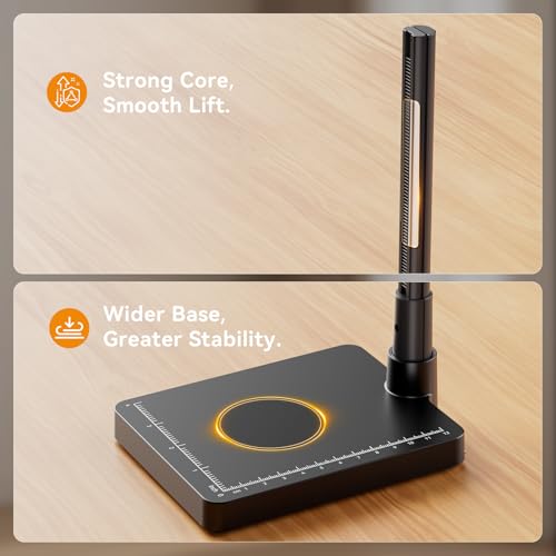 Elikliv EDM4C Coin Microscope with Scale, 4.3" Weighing Digital Magnifier - color: Dark Gray