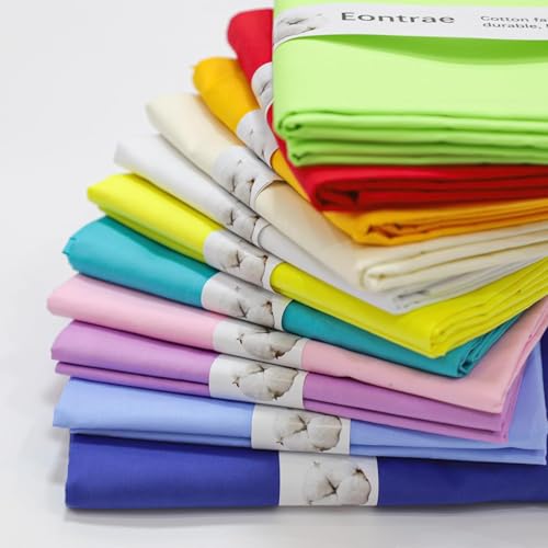 Pink Cotton Fabric 1 Yards, 100% Natural Cotton Poplin Fabric by The Yard, 59 Inches Wide Lining Fabric for Sewing Apparel Cloth Hard-Wearing & High-Density Embroidery Quilting, Sewing Material - color: Pink, size: 1Y