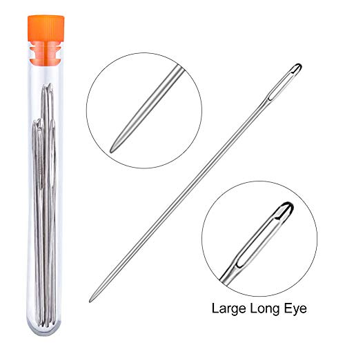 Wonvoc Long Needle, 9 Pcs 4.9''/5.9''/6.9'' Long Sewing Needles - size: 9 PCS-1