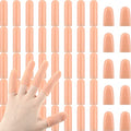 Nuanchu Gel Finger Cots 50pcs Silicone Protectors for Trigger Finger Relief