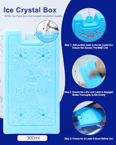 Medication Cooler Travel Case with Ice Pack for Portable Zepbound Mounjaro