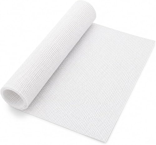 13 Mesh Needlepoint Canvas, 20" x 18" Pure Cotton Blank Canvas - color: White 13-mesh