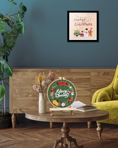 TINDTOP Christmas Embroidery Kit for Adult, Embroidery Kit for Beginners - color: Christmas 2 Pack