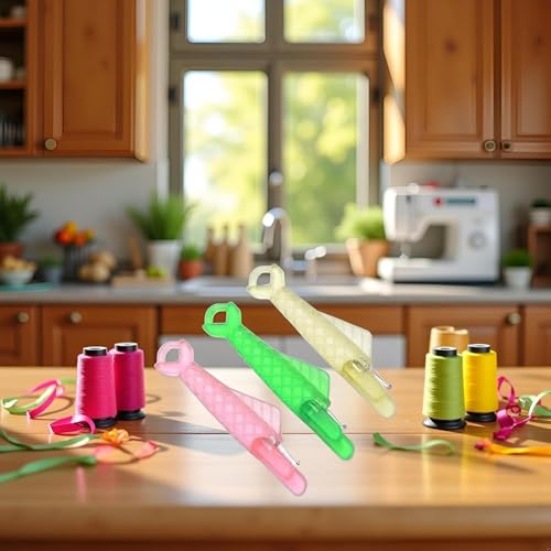 6Pcs Fish Mouth Sewing Machine Needle Threader, Automatic Sewing Needle Threader, Fish Type Needle Threader, Quick Sewing Machine Loop Easy Selfthread Needle Threaders Sewing Tools