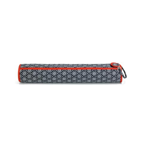Prym Knitting Needle Storage Roll & Organizer, Navy Geometric