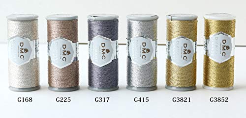DMC Diamant Grande Metallic Thread 21.8yd - Light Silver