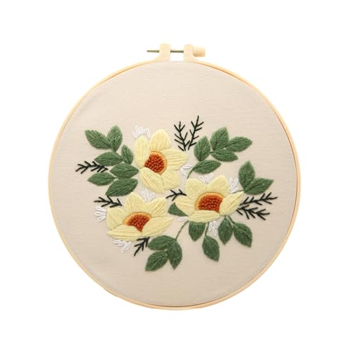 TINLOK Embroidery Kit for Beginner's,Cross Stitch Kits Christmas,Easy Embroidery - Adults DIY Handmade with Stamped Embroidery Pattern,Gifts for Mother's Day,Grandma - style: Modern