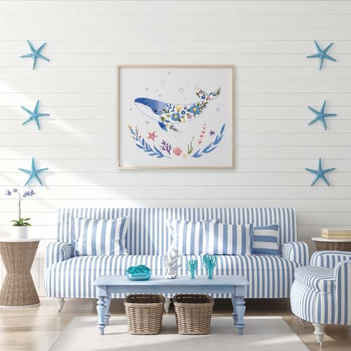 Louise Maelys Embroidery Kit for Beginners, Whale Ocean Needlepoint Kit - color: Whale