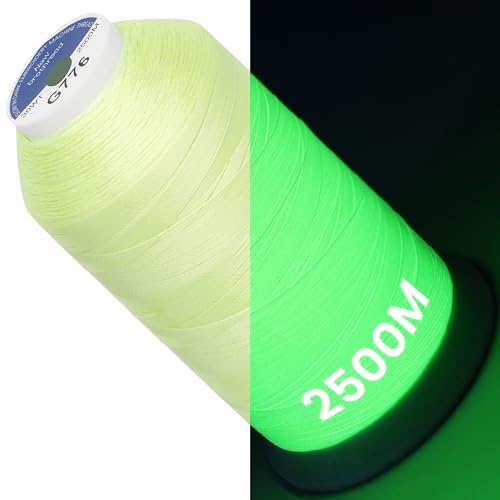 New brothread Single Huge Spool Glow in The Dark Embroidery Thread -G776 - color: 2500M Single Spool G776