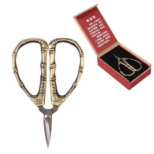 JubileeYarn Bamboo Stalk Embroidery Craft Scissors - Extra Small - 1 Pair - color: X-small