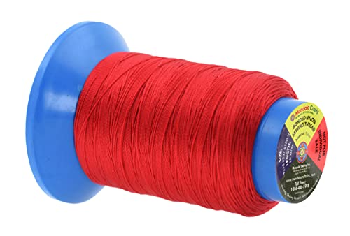 Mandala Crafts Size 207 630D T210 12 Vibrant Bonded Nylon Thread, 1080 YDs - color: 12 Vibrant Colors, size: T210 #207 630D/3 1080 Yards