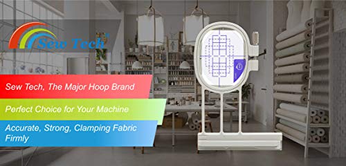 Sew Tech Embroidery Hoop for Brother, 1x2.5in 20x60mm SA437 EF73 Frame - size: 1"x2.5" - SA437