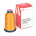 Poolin Polyester Machine Embroidery Thread 4000M 40WT Marigold Orange 0108 - color: Marigold Orange 0108
