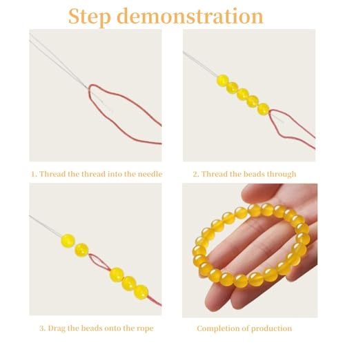 floatingsnow 28 Pcs Beading Needle for Seed Beads, Big Eye Bead Needles for Jewelry Making - color: 28 Pcs