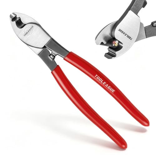TOOLEAGUE 8 Inches Cable Cutter,Heavy Duty Cable Cutting - size: 8" Cable Cutter,1Pc
