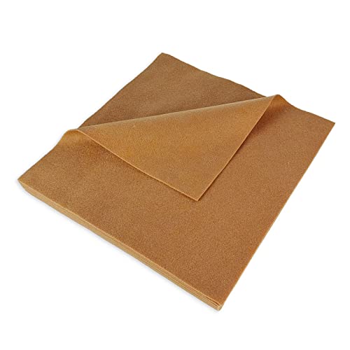 Jtnohx Soft Brown Felt Sheets Flexible Felt Fabric for Crafts 12" 20Pcs - color: Brown