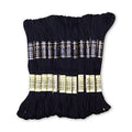 Pack of 12 Black Premium Embroidery Thread | 100% Egyptian Cotton Premium Skeins | Cross Stitch Embroidery Floss | Oeko TEX Certified Stranded Cotton | Ideal for Arts & Crafts (Black-12) - color: Black-12