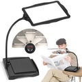 Magnifying Glass with Light and Stand 50 Ultra-Bright LEDs Large Magnifying Lamp 360° Flexible Gooseneck Magnifying Glass with Stand Hands Free Magnifier Glasses for Sewing Reading Crafts Seniors