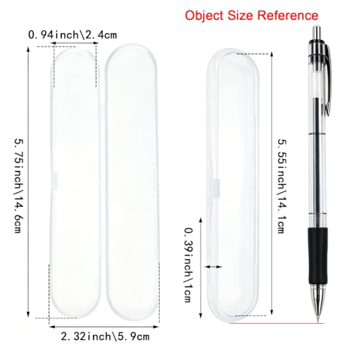 8 PACK Glass Nail File & Acne Needle Organizer Case, Clear Storage Box for Nail Tools & Blackhead Extractor Tools