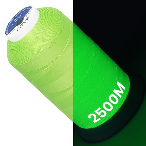 New brothread Single Huge Spool Glow in The Dark Embroidery Thread -G786 - color: 2500M Single Spool G786