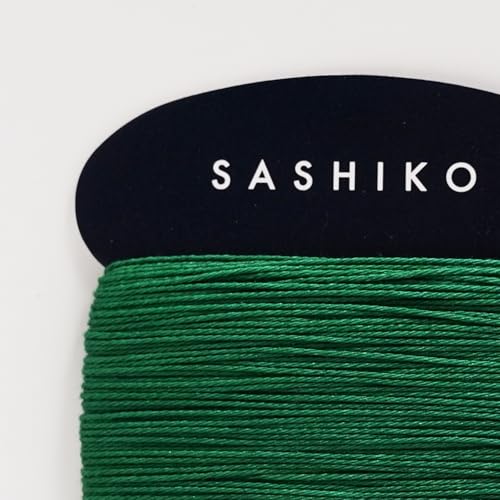 DARUMA Sashiko Thread Card Rolls Set of 3 (43.7 Yards x3) - Sewing & Embroidery, Includes Instruction Manual and Gift Packaging (Thin, Bamboo) - color: Bamboo, style: Thin