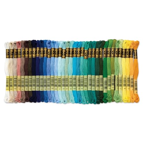 DMC Embroidery Floss Tin 8.7yd 35/Pkg-Scenic Colors -117ZAM