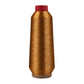 Mandala Crafts Metallic Bronze Embroidery Floss for Sewing, 3281 Yard Spool - color: Bronze, size: 3000M 3281 Yard