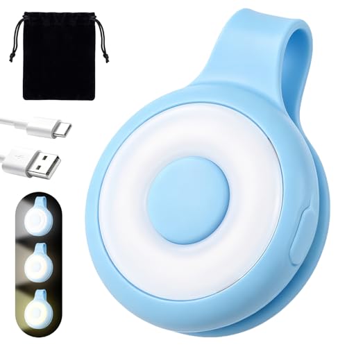 Rechargeable Nurse Lights Clip On for Night Shift, Badge Light - color: O-Blue