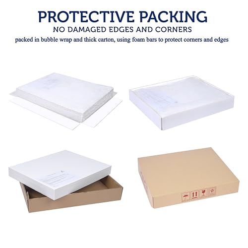 Foam Board 12 x 16 x 3/16"(5mm), Foam Core Board Sheets, White Poster Board - size: 12x16 in 12 Pack