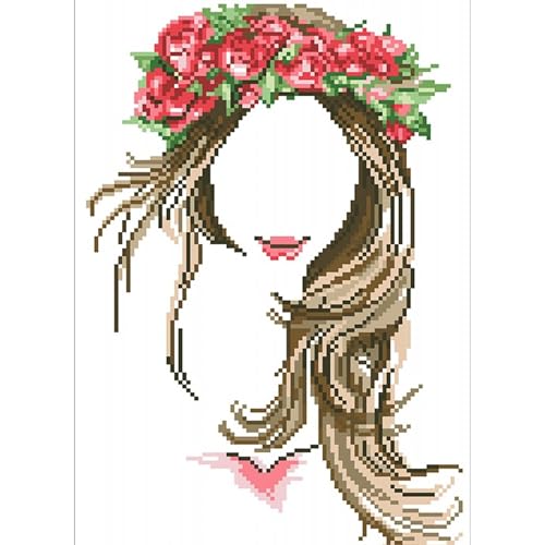 DIAMOND DOTZ Garland Beauty Diamond Painting Kit for Adults with Gems - size: 16 x 11 in
