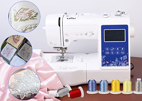 Simthread Embroidery Machine Thread 63 Colors 800 Yards for Embroidery and Sewing - color: 63 Colors