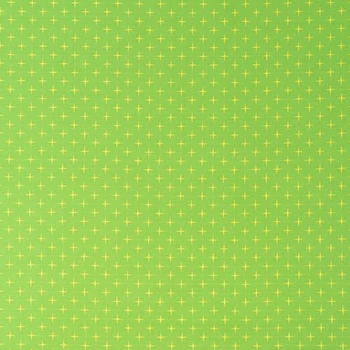 Singer Fabric, 100% Cotton, Embroidery Fabric, Cut by The Yard, Green - color: Green