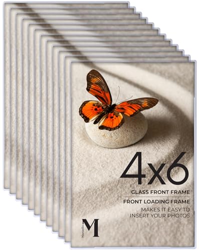 Mantello 4x6 Picture Frame, Acrylic Picture Frames 4x6, Set of 12 - color: Clear, size: 4x6 - 12 Pack