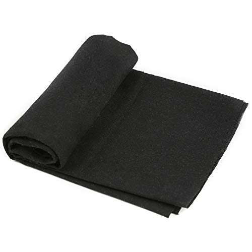 Black Linen Fabric Linen Cloth for Decoration 59In x 19In - color: Black Color