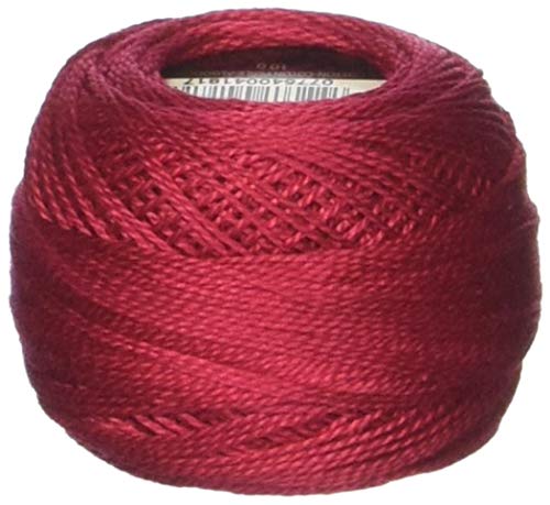 DMC 116 8-304 Pearl Cotton Thread Balls, Medium Red, Size 8