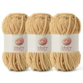 Chenille Blanket Yarn for Crocheting Size 5 Bulky Yarn 3 Khaki - color: 3 Khaki