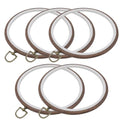 Joyangy 5-Pack 8 Inch Imitation Wood Embroidery Hoops for Cross Stitch - size: 8inch