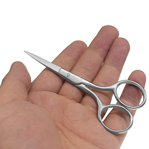Professional Grooming Scissors for Facial Hair Removal 3.9 Inch