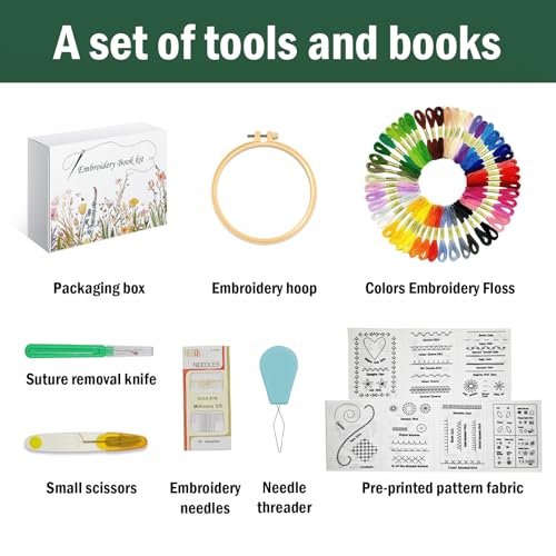 Kenburg Embroidery Stitch Book for Beginners