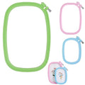 Rectangle Embroidery Hoop, Square Embroidery Hoop Set of 3, Plastic Embroidery Hoops for Cross Stitch, Needlepoint and Silk Embroidery, Multi-Size Crafting Sessions for Beginners and DIY Enthusiasts