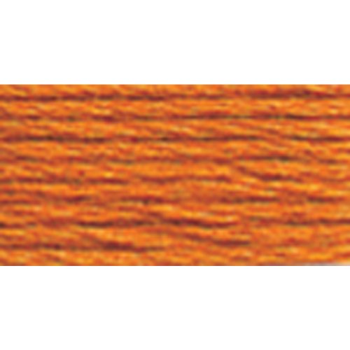 DMC 117-3853 Mouline Stranded Cotton Six Strand Embroidery Floss Thread, Dark Autumn Gold, 8.7-Yard