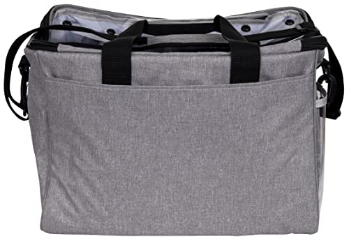 ArtBin Needleworks Project Bag, Portable Craft Tote, Grey - color: Gray, style: Needleworks Project Bag